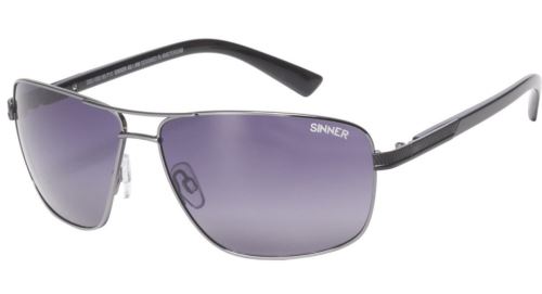 Sinner lunettes de soleil Brandonunisexe aluminium argent/fumé
