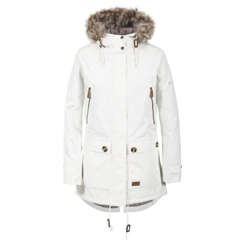 Trespass - Parka à capuche Clea - Femme (XXS) (Blanc) - UTTP4500