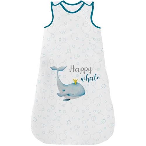 TANUKI Happy Whale Gigoteuse 6-24 mois - 90 cm Blanc