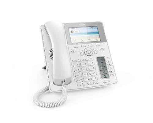 snom D785 - Téléphone VoIP - avec Interface Bluetooth - (conférence) à trois capacité d appel - SIP - 12 lignes - blanc