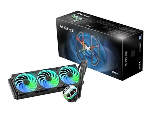 Sapphire Nitro+ S360-a Komplett-wasserk&uuml;hlung, Argb, Schwarz - 360 Mm