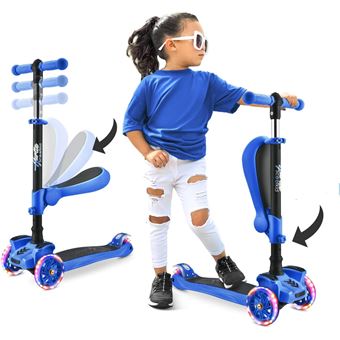 Skateboard Enfant ColorBaby Evo - 56 Cm, Roues Lumineuses, Max 100 Kg, à Partir De 5 Ans