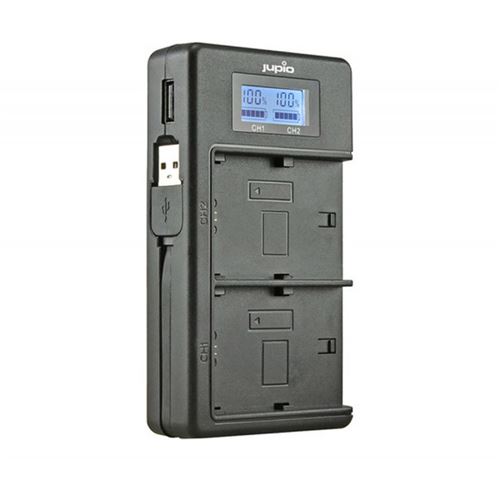 Jupio chargeur double compatible avec Canon réf : LP-E6N