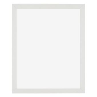 Cadre Photo Sur Mesure 75x90 Cm - Blanc, Moulure Bois 3cm, Verre Plexi
