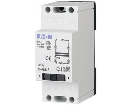 Eaton 272483 Transformateur de sonnette 4 V/AC, 8 V/AC, 12 V/AC 2 A