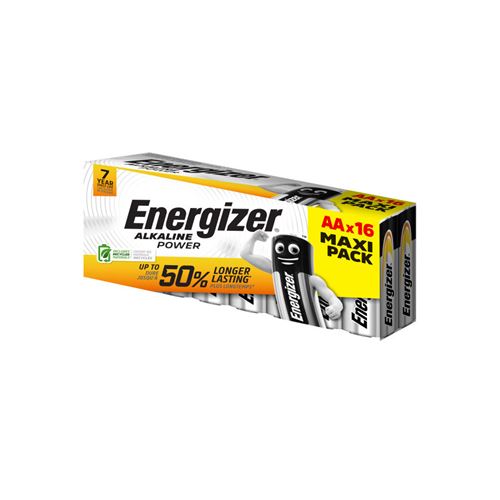 Energizer - Alcaline Power 16 piles AA Family Pack