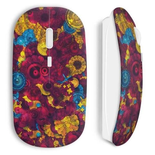 Psychedelic Style Souris Sans Fil Maniacase