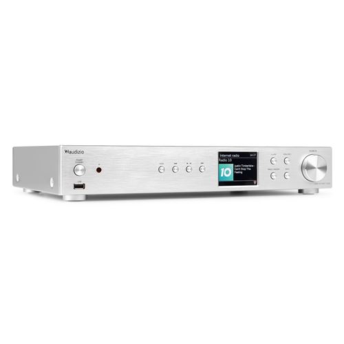 Audizio Adria Radio Internet Wi-Fi Avec Bluetooth - Alu, Avec Fonction Réveil, Radio Dab+ Et Tuner Fm