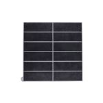 Lot de 4 Crédences Adhésives "Rectangle" 30cm Noir