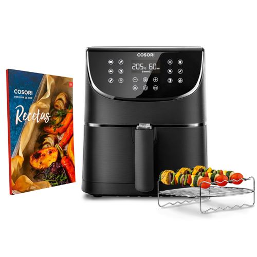 Friteuse à air Cosori CP-158 Chef Edition - Couleur noire, 5,5 litres, 1700W, 11 réglages