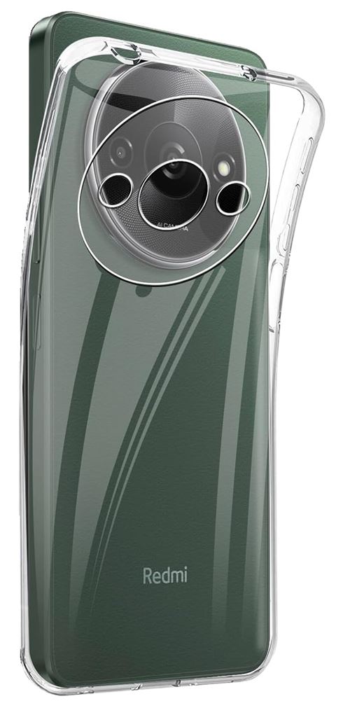 Coque pour Xiaomi Redmi A3 - Silicone Gel TPU Transparent Protection Souple Ultra Mince Phonillico®