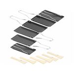 Set De 2 Poêlons à Fromage Pour Barbecue - Manche Pliable - Revêtement Antiadhésif - Rosenstein & Söhne