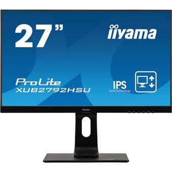 Ecran PC Iiyama ProLite XUB2792HSU-B5 27" Full HD Noir