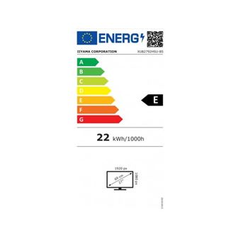 Ecran PC Iiyama ProLite XUB2792HSU-B5 27" Full HD Noir