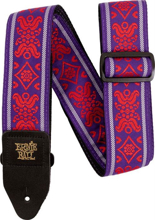 Ernie Ball 5330 - Sangles Jacquard Royal Flush Red