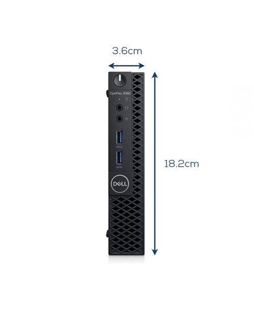 Unité Centrale Dell Optiplex 3060 Micro Intel Core i5 8 Go Ram 500 SSD