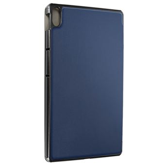 Housse Tablette GENERIQUE Housse Samsung Galaxy Tab A 10.1 2016 Wifi/4G  (T580/T585/T580N) 10,1 pouces Cuir Style bleue rotative - Etui coque bleu  marine de protection 360