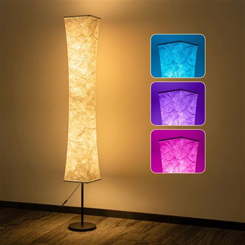 Tomons Lampadaire Rvb Pour Salon, Dimmable Intelligent Avec Télécommande, 160Cm