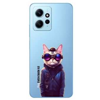 Coque noire pour Redmi Note 14 PRO 4G motif dreamcatcher et lune