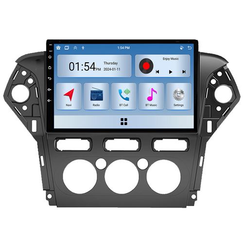 Autoradio RoverOne® Bluetooth CarPlay 2 Din 6Go RAM 128Go ROM pour Ford Mondeo Fusion 4 2006-2010