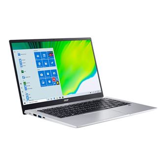 Acer Swift 1 SF114-34 - Intel Celeron - N4500 / 1.1 GHz - Win 11 Home - UHD Graphics - 8 Go RAM - 256 Go SSD - 14" IPS 1920 x 1080 (Full HD) - Wi-Fi 6 - Argent pur - clavier : Suisse Allemand