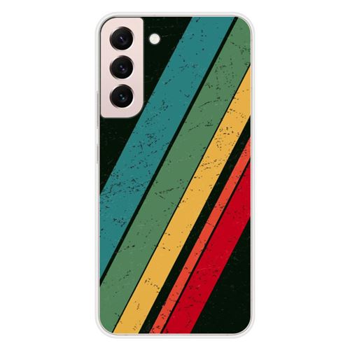Coque en silicone imprimée compatible Samsung Galaxy S22 Plus Grunge