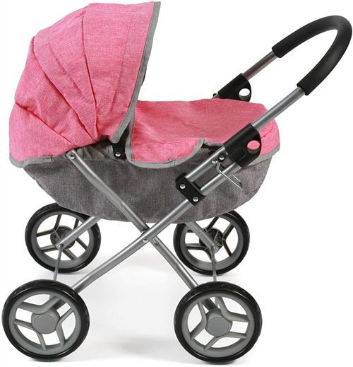 Poussette Carosse Landau rose pour poupée - Stroller