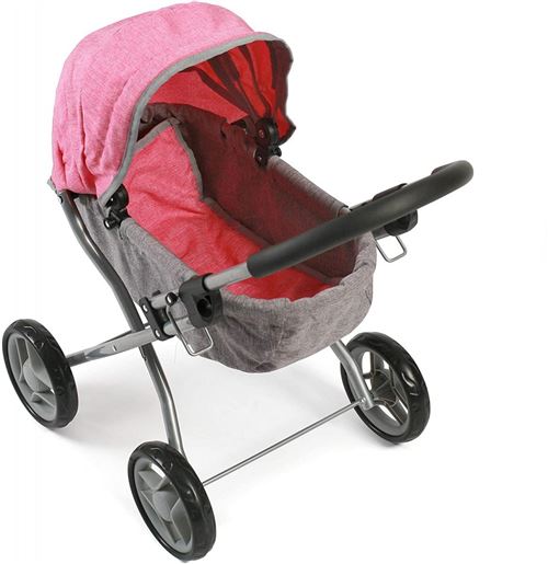 Poussette Carosse Landau rose pour poupée - Stroller