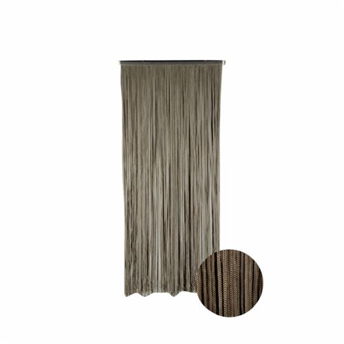 Rideau portière Lasso CONFORTEX pour porte - 90 x 200 cm - gris