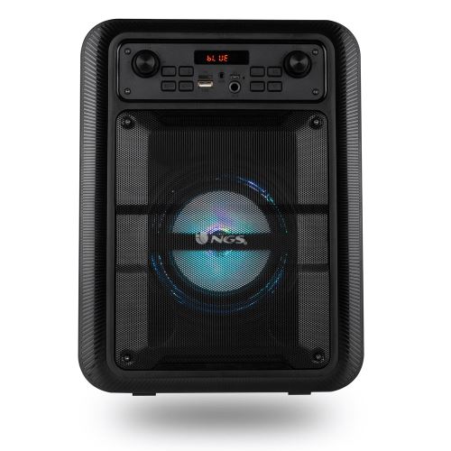 Enceinte Sans Fil NGS Roller Lingo ELEC-SPK-0537 Sans Fil Bluetooth USB Wi-Fi 20W Batterie Rechargeable Avec Micro Noir
