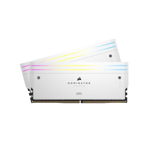 CORSAIR DOMINATOR Titanium RGB White 64GB 6400MHz DDR5 Memory Kit