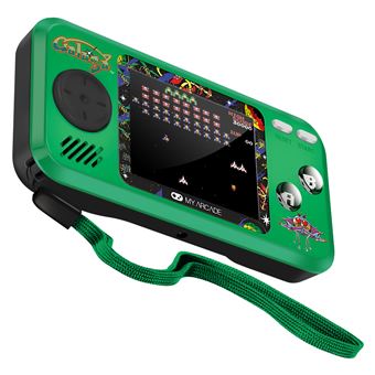 Console Portable My Arcade Pocket Player Pac-Man | 3 Jeux En 1 | Écran 5cm | Haut-Parleur | Dragonne