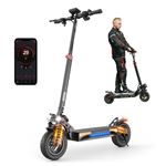Trottinette Electrique iScooter iX4 -800W,Vitesse Maxi 45km/h,4 Modes, Double Amortisseurs,Pneus 10 Pouces, Autonomie 45km,Pliable -Avec APP