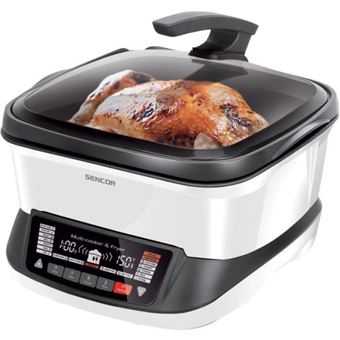 Friteuse Electrique  multifonctionnelle  SENCOR  SFR 9400WH  1800 W  4 8 L - 1