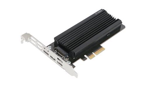 ICY DOCK EZConvert Ex Pro - Interface-adapter - M.2 - M.2 NVMe Card - PCIe 3.0 x4 - zwart, zilver
