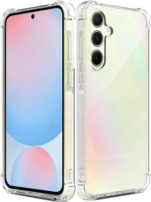 Coque protection pour Samsung Galaxy A26 5G Souple Transparente Bumper en Gel TPU avec bords renforcés XEPTIO