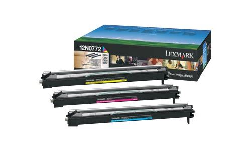Lexmark - Jaune, cyan, magenta - original - kit de développement - pour Lexmark C910, C912, C920, X912