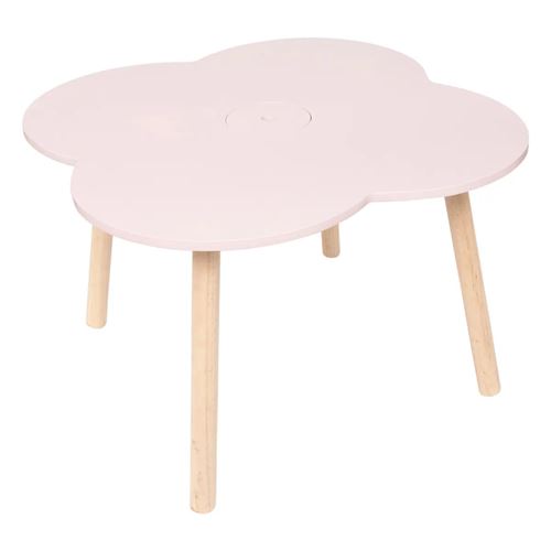 Non Communiqué Rose Table Enfant Douceur Fleur Atmosphera