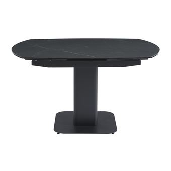 Vente-Unique - Table à manger extensible 4 à 8 couverts en MDF et