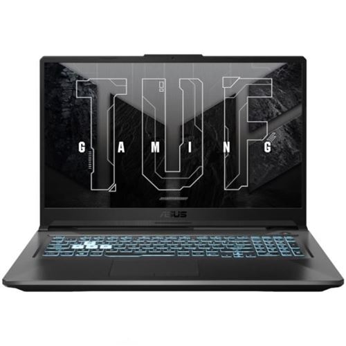 ASUS TUF Gaming F17 TUF706HM-HX104 - Intel Core i5 11400H / 2.7 GHz - Aucun SE fourni - GF RTX 3060  - 8 Go RAM - 512 Go SSD NVMe - 17.3 1920 x 1080 (Full HD) @ 144 Hz - Wi-Fi 6 - noir graphite