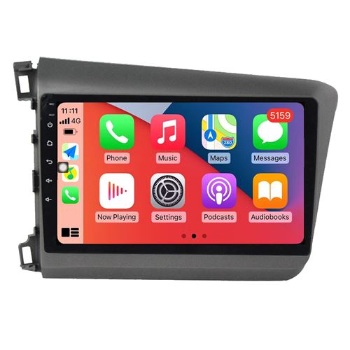 Autoradio Multimédia RoverOne Android 2Go RAM 32Go ROM GPS pour Honda Civic 2012-2014 CarPlay Android Auto