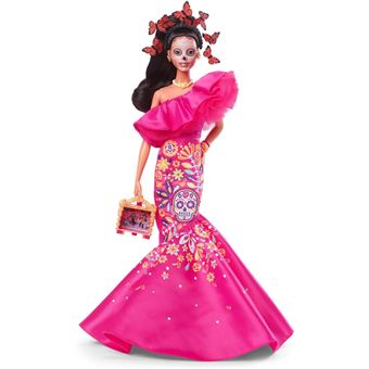 Figurine Barbie Catrina Dia De Los Muertos Signature 28 cm Figurine de collection Achat prix fnac