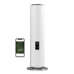 Duux Beam 2 Blanc - Humidificateur à Ultrasons Connecté - 5L Capacité - 350ml/h - 40m²