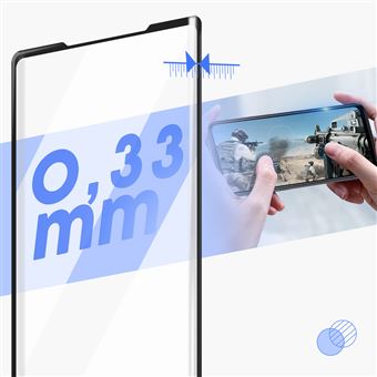 Protège-écran en verre trempé 2,5D BigBen Connected pour Google Pixel 6A Transparent