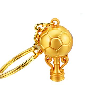 Porte clef GENERIQUE Porte-clés Trophée Football de Qatar en Métal FONGWAN  Souvenir Coupe du Monde FIFA - Or