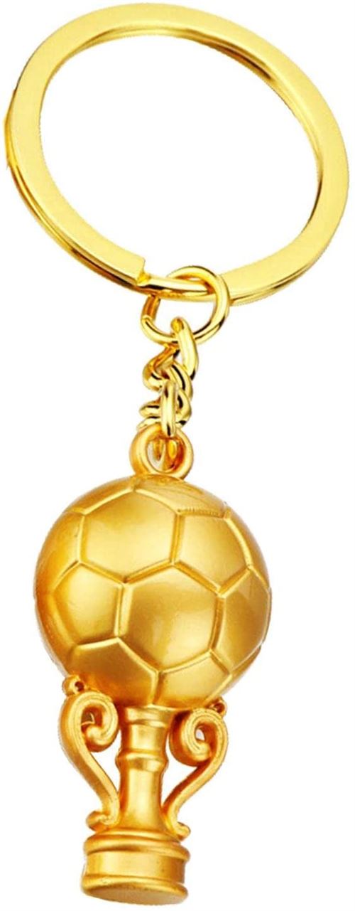 Porte-clés Trophée Football de Qatar en Métal FONGWAN Pendentifs Souvenir  Coupe du Monde FIFA pour Fans - Or - Porte clef - Achat & prix