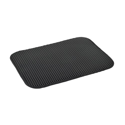 Meilleurs prix pour Love Story - Tapis de litière pour chat avec récupérateur - Noir