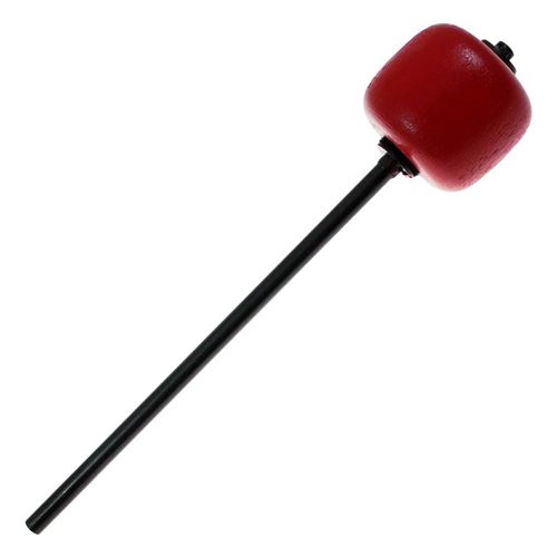 Damnar Percussion 205 - Batte Pédale GC - Bois Dur Rouge - Tige Noire