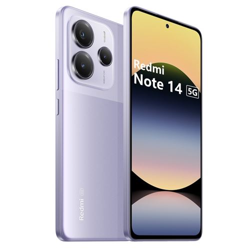 Xiaomi Redmi Note 14 6,67 5G Double nano 8Go RAM 256Go ROM Violet