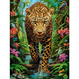 Puzzle 2000 pièces : Léopard à l'état sauvage Castorland - 1